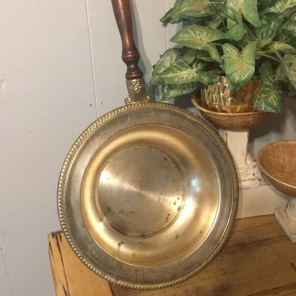 Vintage silver plated frying pan - Picture 2 of 10